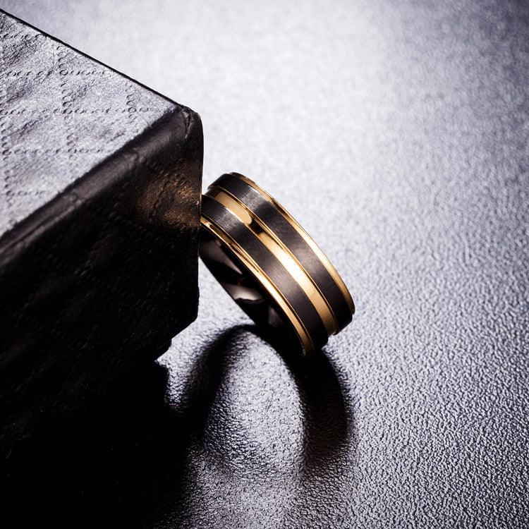 Elegant Titanium Men's Ring-Premium Jewelry. - Afarly