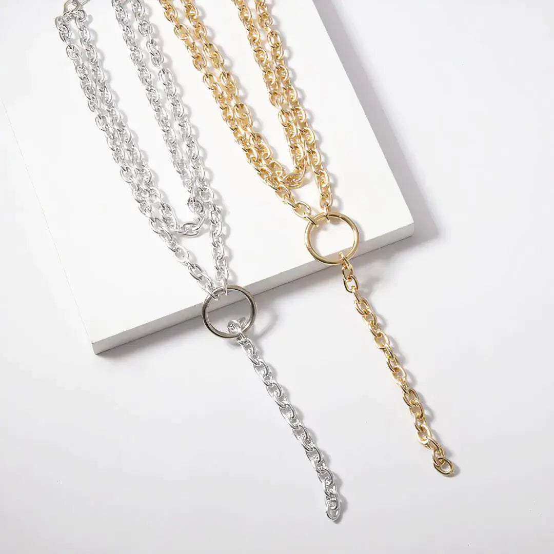 Bold Chain Statement Necklace