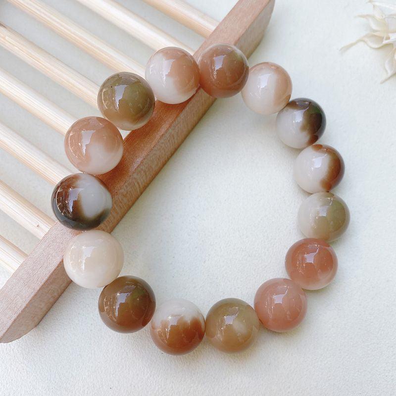 Natural Bodhi Seed Violet Bracelet. - Afarly