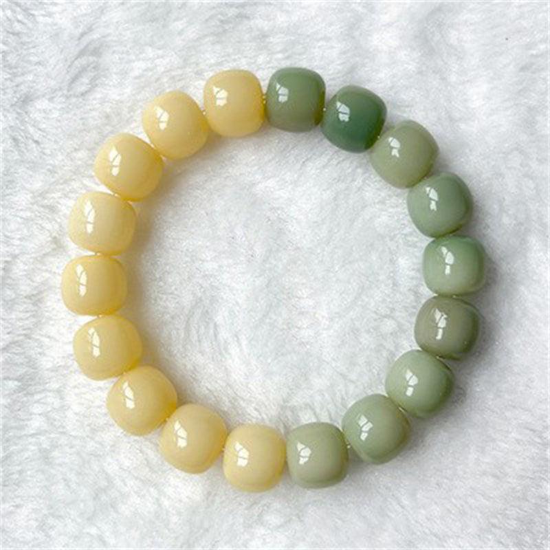 Natural Bodhi Seed Violet Bracelet. - Afarly