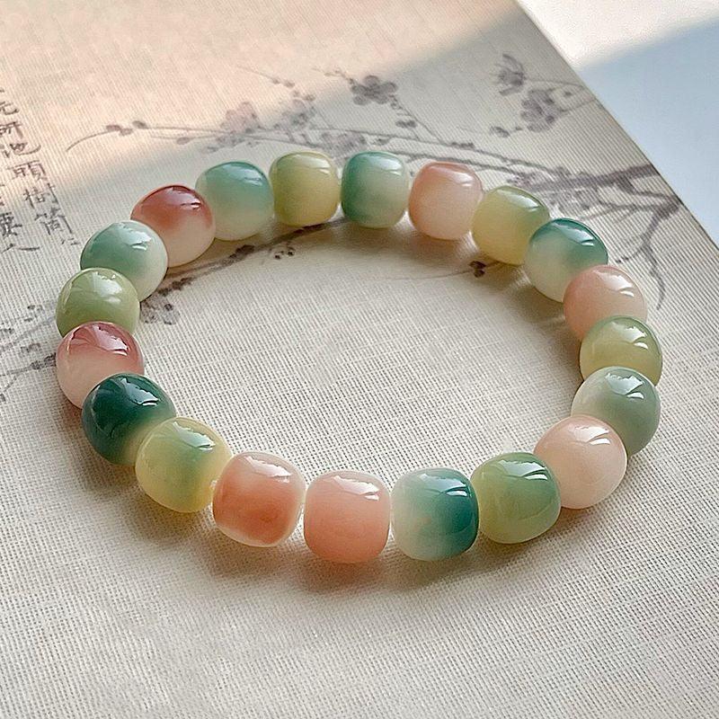 Natural Bodhi Seed Violet Bracelet. - Afarly