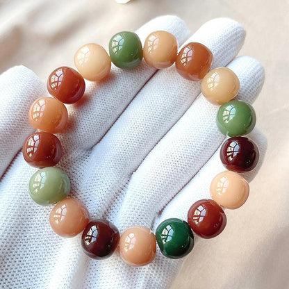 Natural Bodhi Seed Violet Bracelet. - Afarly