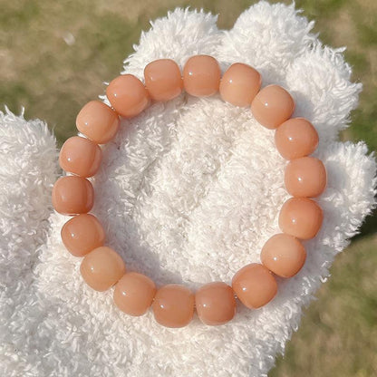 Natural Bodhi Seed Violet Bracelet. - Afarly