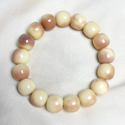 Natural Bodhi Seed Violet Bracelet. - Afarly