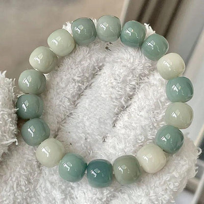 Natural Bodhi Seed Violet Bracelet. - Afarly