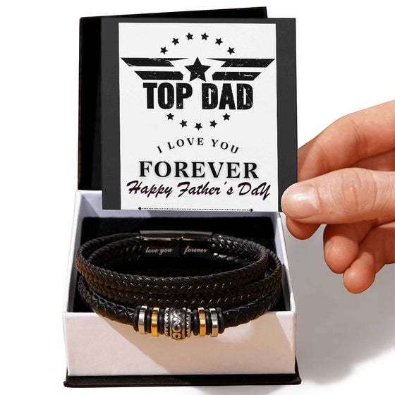 Gift For Men-Love You Forever Bracelet For Your DAD On Father's Day.