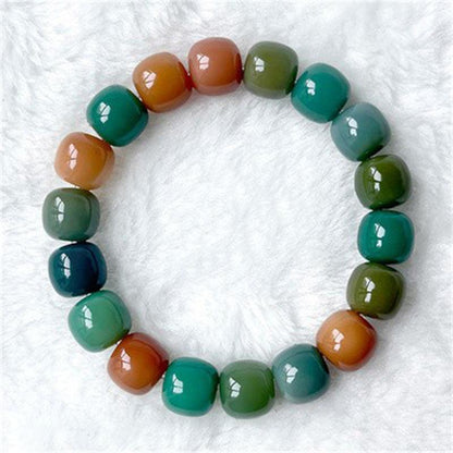 Natural Bodhi Seed Violet Bracelet. - Afarly